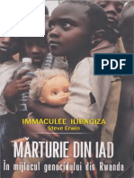 Marturie Din Iad. in Mijlocul Genocidului Din Rwanda.