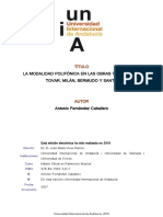 Fernandez. La Modalidad Polifónica en Tovar&Milán&Bermudo&Santa María