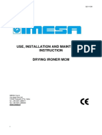 Use, Installation and Maintenance Instruction: WWW - Imesa.it