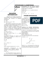 Funções exponenciais e logarítmica