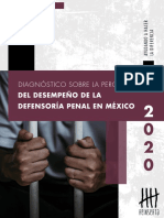 Diagnostico Sobre La Percepcion Del Desempeno de La Defensoria Penal en Mexico