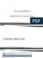 DXR Nursing SELECT - 02 Creat New Unit & Access Codes (Instructor)