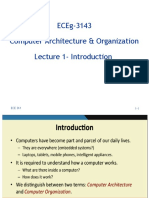 Introduction to Computer Architecture and Organization