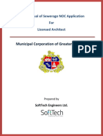 Municipal Corporation of Greater Mumbai: User Manual of Sewerage NOC Application For Licensed Architect