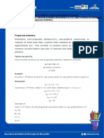 P.A.: Resolvendo problemas envolvendo progressão aritmética