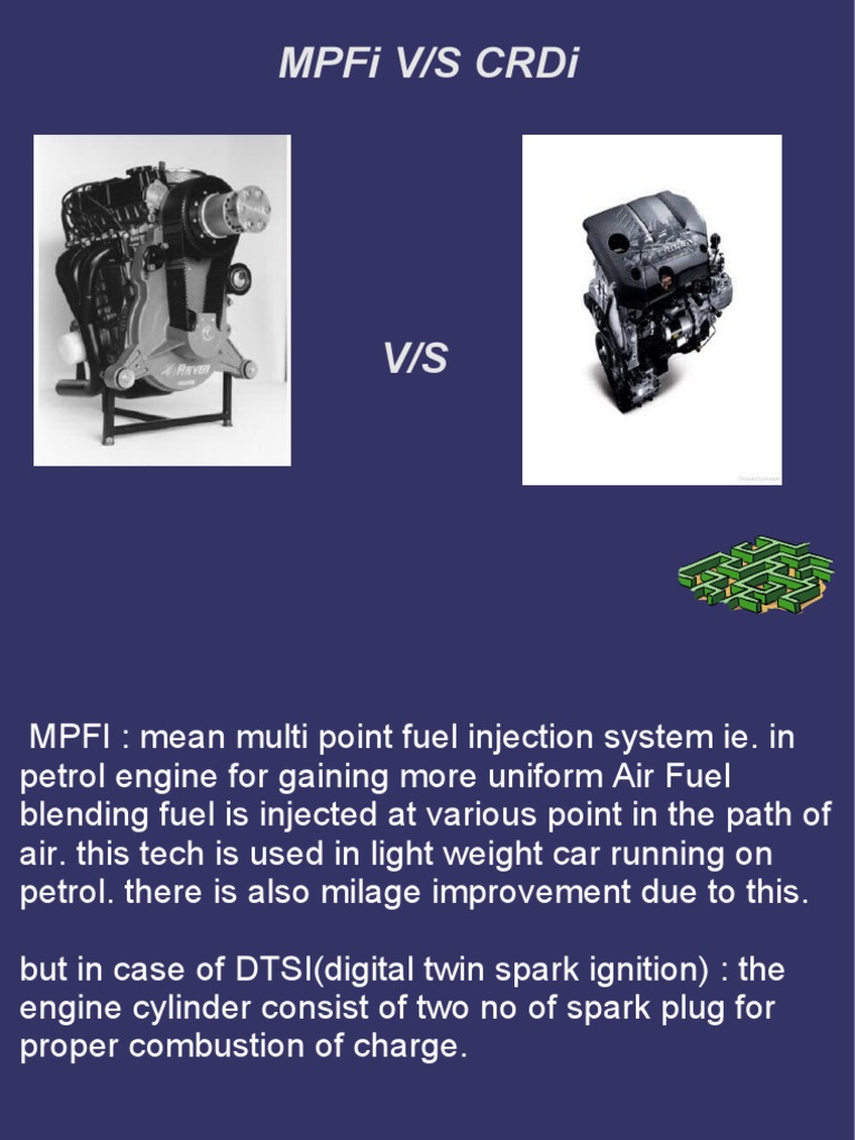 MPFi V/S CRDi Comparing MultiPoint Fuel Injection and Common Rail