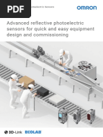 Advanced Reflective Photoelectric Sensors For Quick and Easy Equipment Design and Commissioning