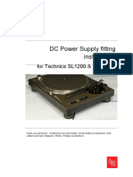Technics sl1200 Service Manual
