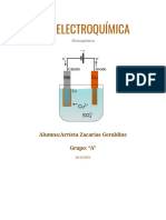 P12. Electroquímica: Alumna:Arrieta Zacarias Geraldine Grupo: "A"