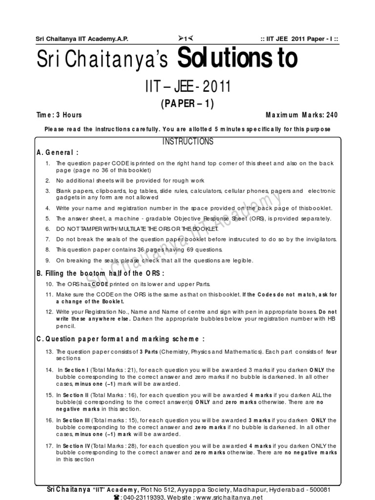 Iit Paper 2-011 | PDF