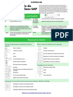 Raccourcis de Navigations Dans SAP - Cheatsheet