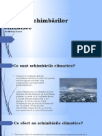 Efectele Schimbărilor Climatice