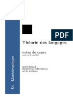 Notes de Cours Langages