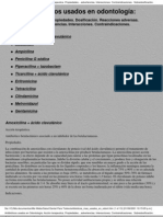 Antibióticos odontológicos: acciones, propiedades y advertencias