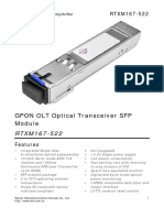 GPON OLT Optical Transceiver SFP: RTXM167-522