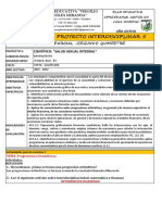 Esquema Del Proyecto Interdisciplinar 5: Unidad Educativa "Virgilio Urgiles Miranda"