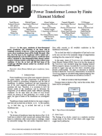 Calculation of Power Transformer Losses by Finite Element Method