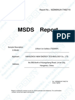 MSDS Report: Report No. MZIM6NUA17462716