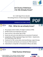 What Do We Know About Patent Dustus Arteriosus - Dr. Adhi Teguh, Sp.a (K)