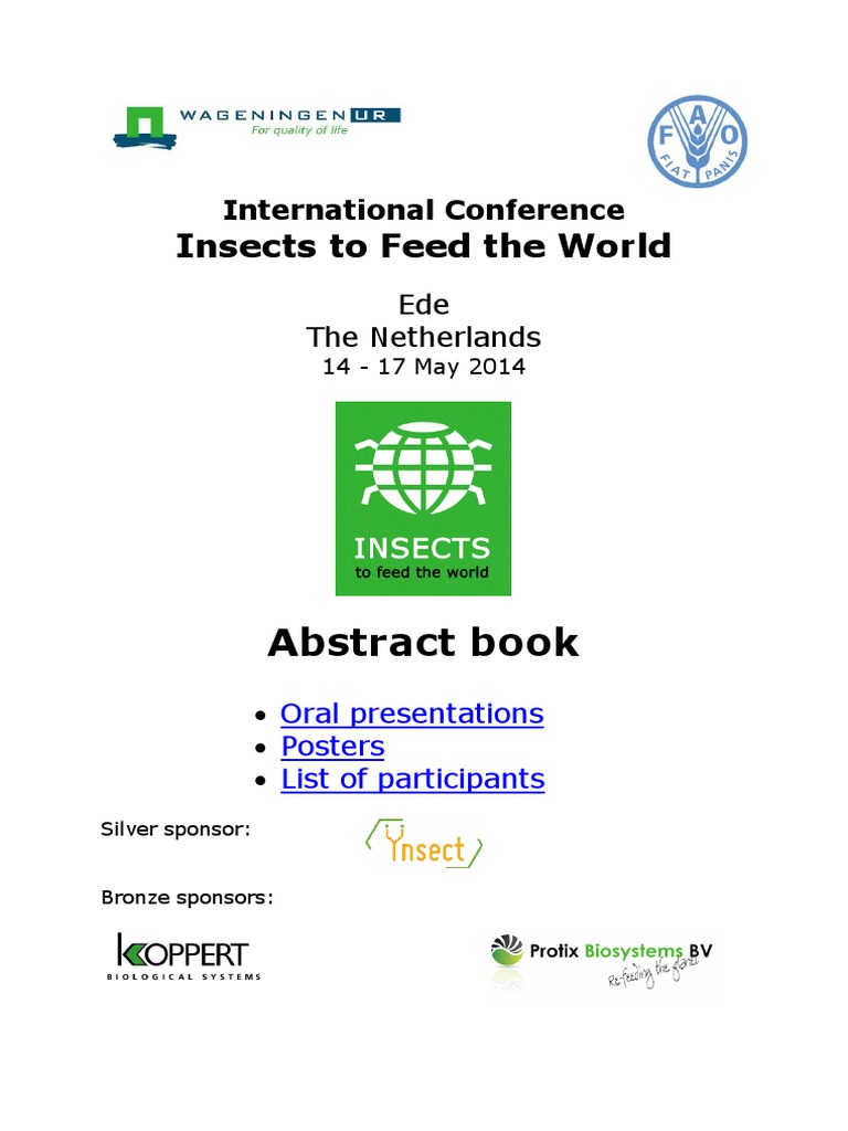 Insects To Feed The World | PDF | Foods | Insects