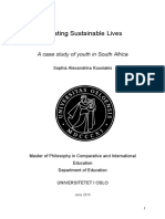 Creating Sustainable Lives: A Case Study of Youth in South Africa