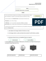 Guia de Refuerzo de 3° Básico La Luz