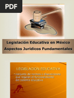 2.1 Fundamento Juridico Constitucional de La Legislacion Educativa