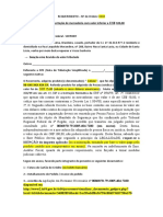 Requerimento Revisão Imposto Modelo de 100usd