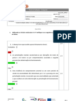 Teste de Avaliação - Corrigenda