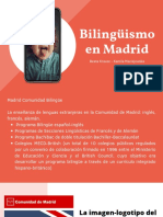 Bilinguismo en Madrid