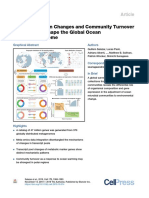 Gene Expression Changes and Community Turnover Differentially Shape The Global Ocean Metatranscriptome