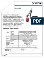 Benchtop CON 700 Conductivity Meter: Data Sheet