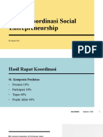 Rapat Koordinasi Social Entrepreneurship