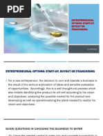 Entrepreneurial optionsPPT4