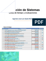 Linea de Tiempo y Evaluaciones Del Curso-Verano