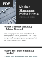 Market Skimming Pricing Strategy