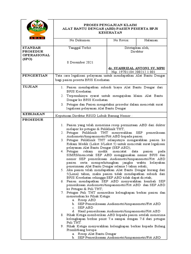 SOP Smart Hearing PDF