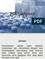 Definisi dan Tujuan Penyimpanan Farmasi