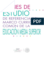 Planes de Estudio de Referencia