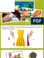 Dokumen - Tips Pangangalaga NG Kasuotan