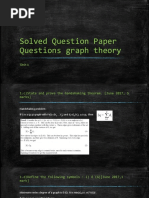 Solved Question Paper Questions Graph Theory1