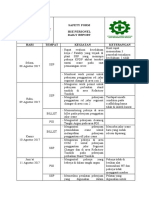 Safety Form Daily Report