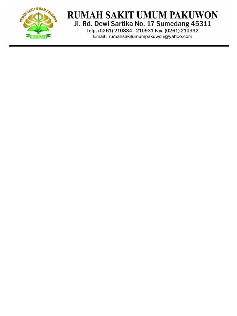 Cop Surat RSU Terbaru | PDF