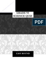 Grade Vi Science Quiz