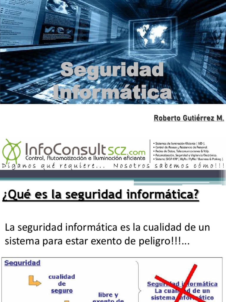 Fundamentos De La Seguridad Informática Pdf La Seguridad