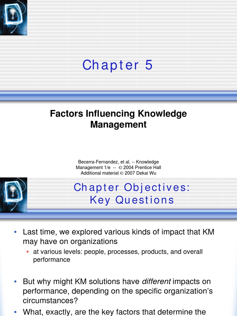 KM Slides Ch05 | PDF | Tacit Knowledge | Knowledge Management