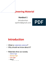 Engineering Material Handout Introduction