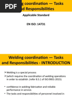 Welding Coordination-Tasks & Responsibilities