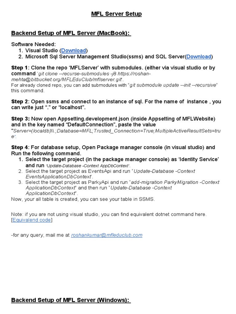 MFL Server Setup: Download Download | PDF | Information Retrieval ...