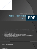 Indexing Arch Thesis